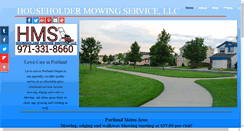 Desktop Screenshot of householdermowingservice.com